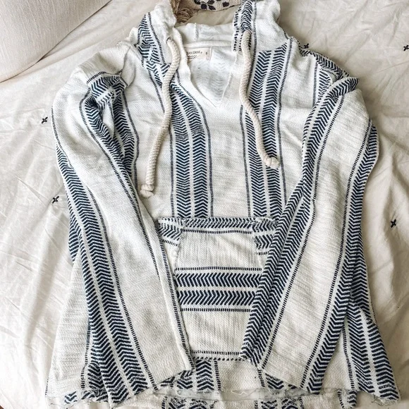 Hooded Poncho Sweatshirt - Picture 1 of 6